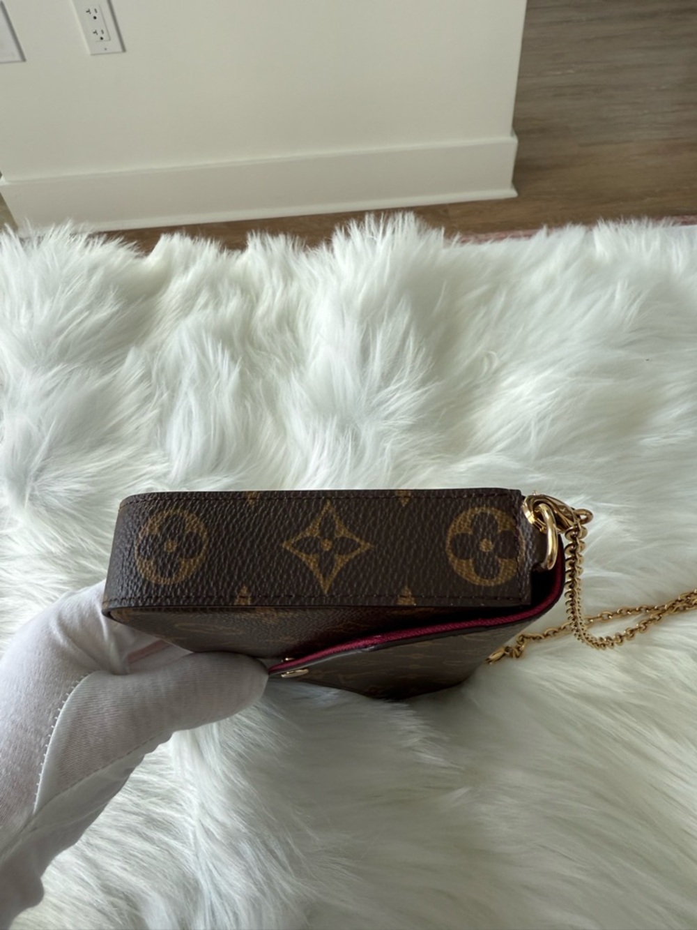 Louis Vuitton: Monogram Pochette Felicie w/ inserts AUTHENTIC - Picture 10 of 16